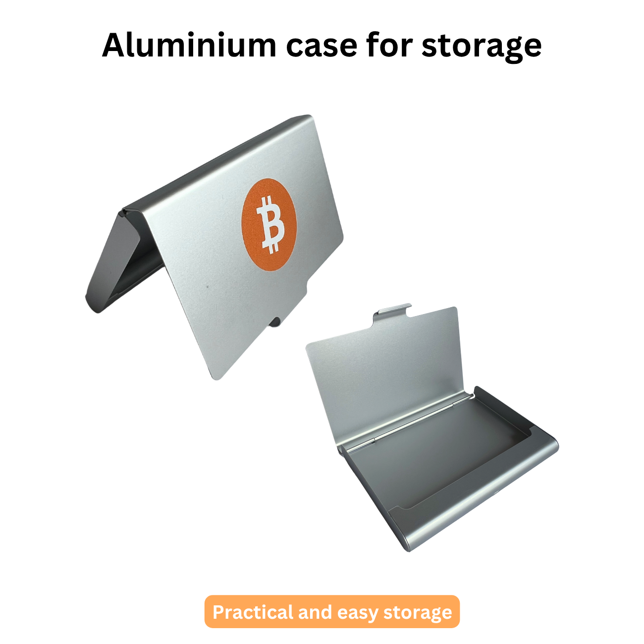 Crypto Seed Phrase Wallet 24 words Stainless Steel Compatible BIP39